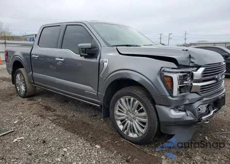2024 Ford F150 Platinum из США, поврежденный, VIN 1FTFW7LD8RFB79270